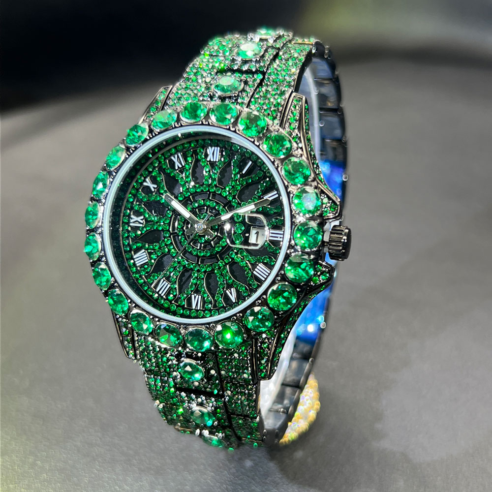 Часы с зелеными бриллиантами д – обзор и цена Luxury Watch And Jewelry Brand