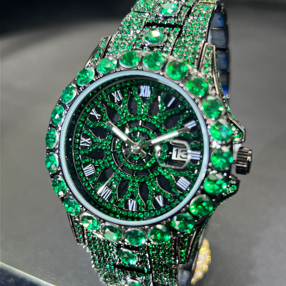 Часы с зелеными бриллиантами д – обзор и цена Luxury Watch And Jewelry Brand