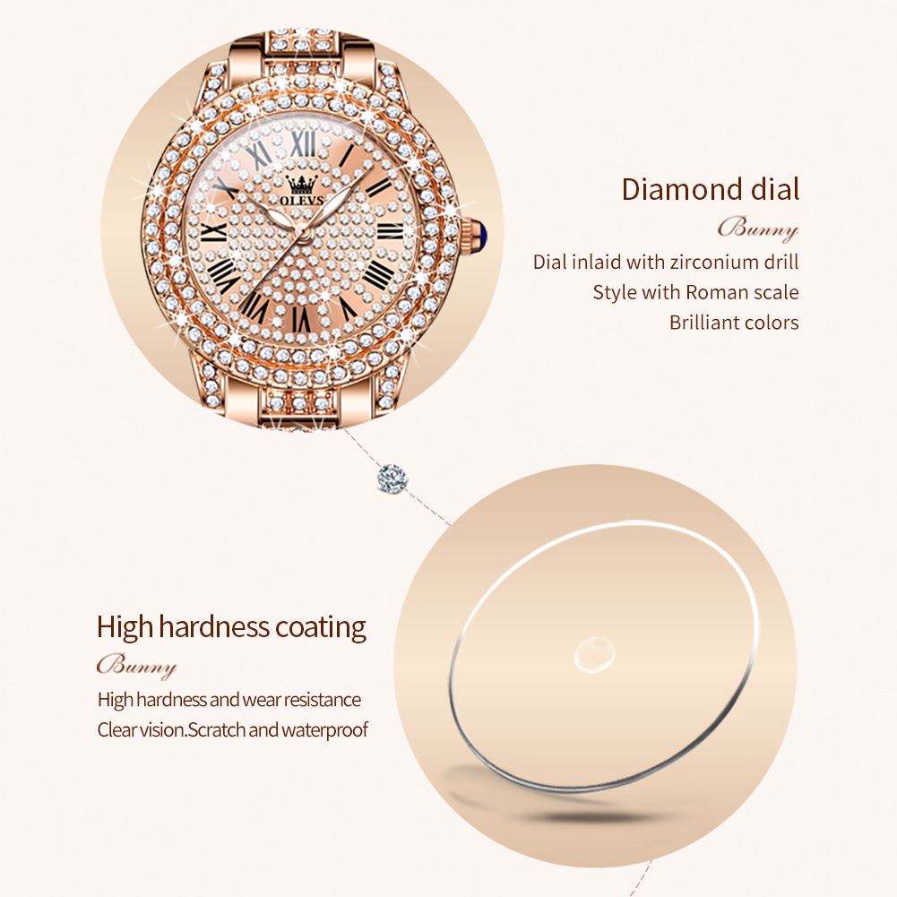 OLEVS 9943 Роскошные оригиналь – обзор и цена Luxury Watch Lady