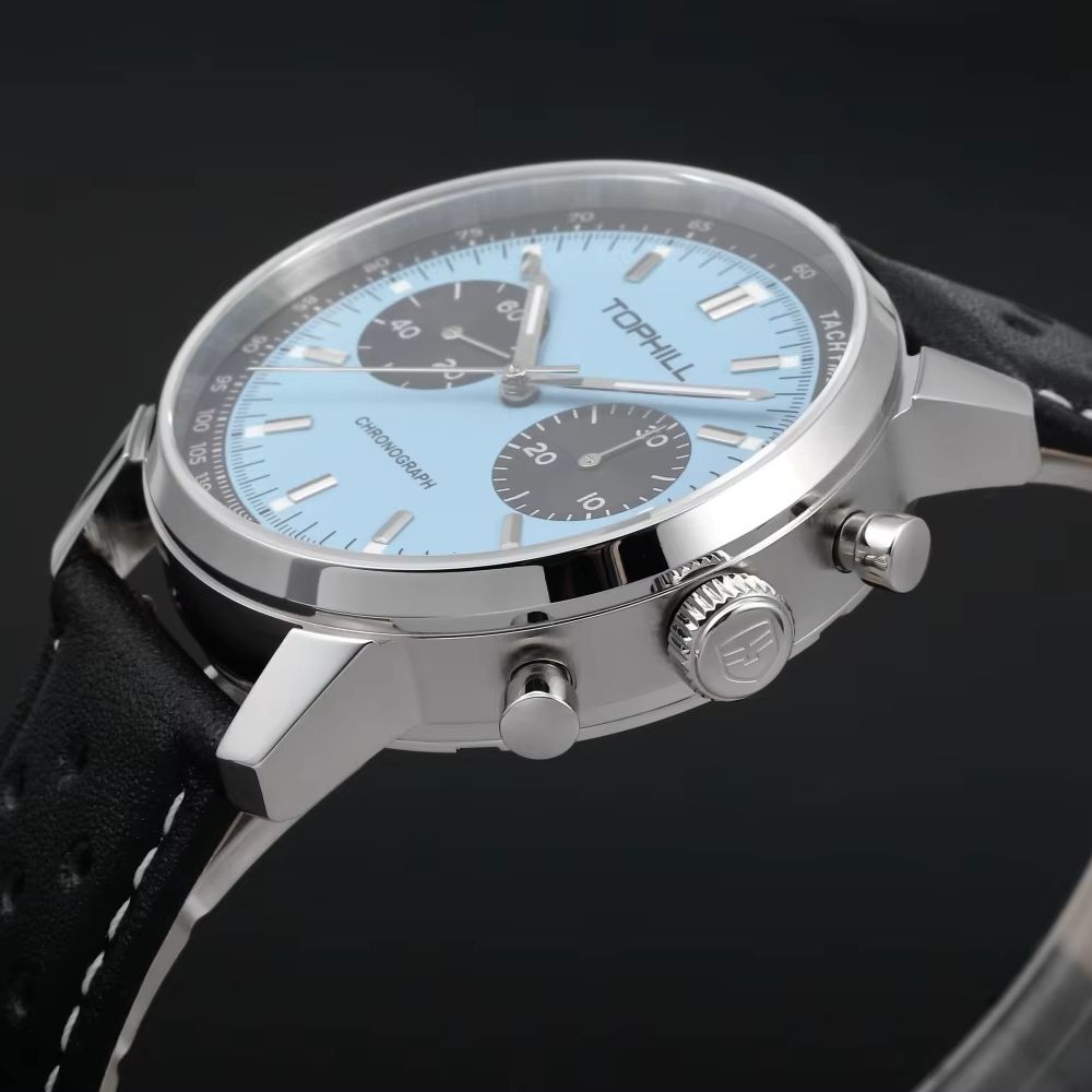 Мужские механические часы TOPH – обзор и цена Chronograph Flyback Watch